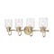 Z-Lite Kinsley 4 Light Vanity, Heirloom Gold And Clear Seeded 340-4V-HG - alternate 1